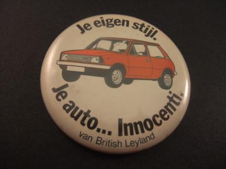 Innocenti Italiaanse fabrikant Austin A40. British Leyland
